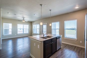 Wood floor dining room
